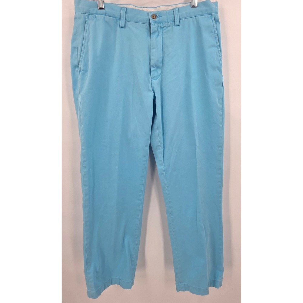 POLO RALPH LAUREN CLASSIC FIT CHINO PANTS MENS SIZE 34X30 SKY BLUE PREPPY SUMMER